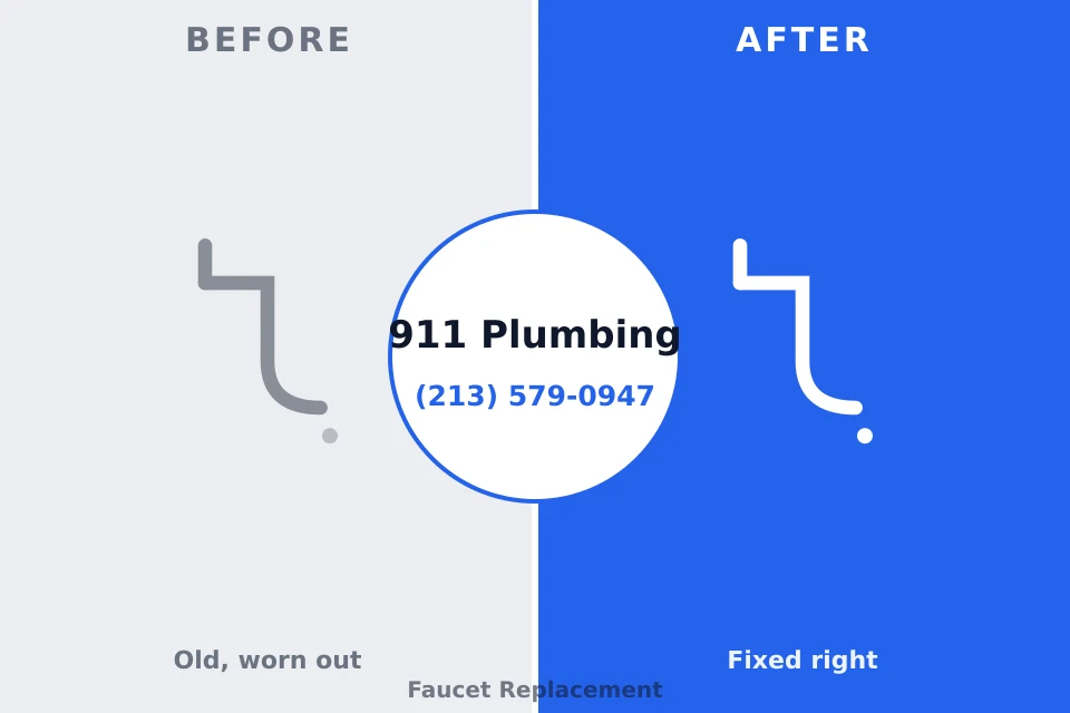 Before and after: plumbing repair Clinton, NY